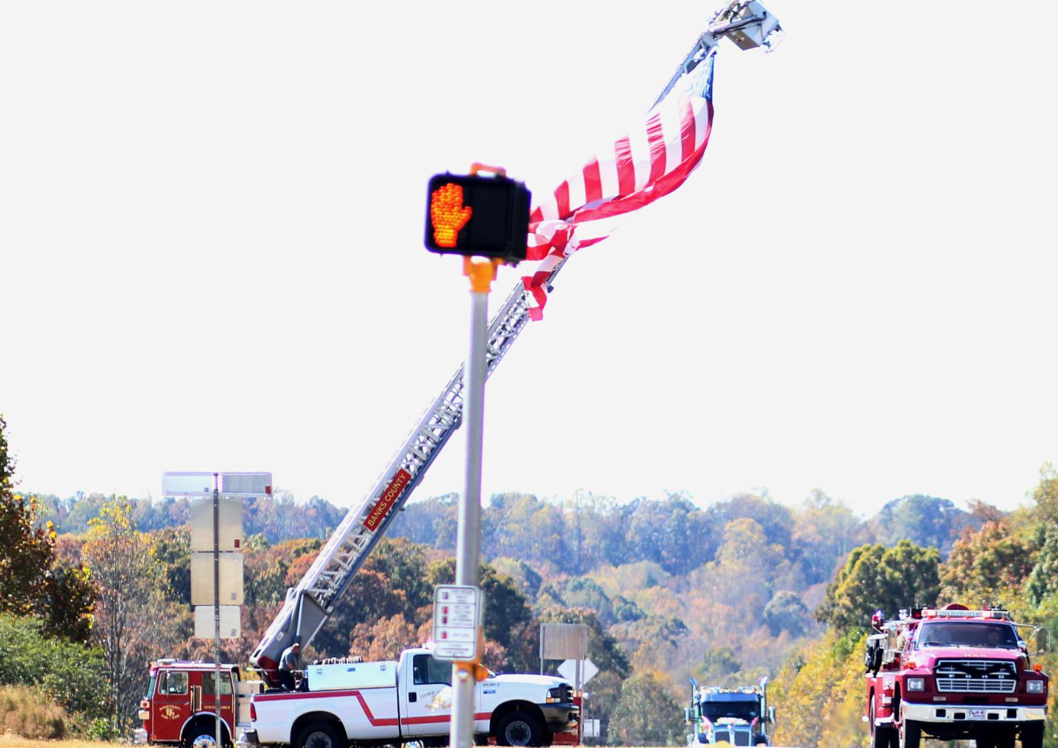 FUNERAL PROCESSION FOR MACK GARRISON